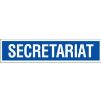 Panneau Secrétariat – Signalisation d’Information Durable – Plastique Rigide Anti-UV Panneau Secrétariat – Signalisation d’Information Durable – Plastique Rigide Anti-UV