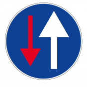 Panneau Sens Prioritaire – Signalisation Routière – Haute Durabilité