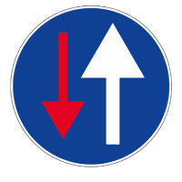 Panneau Sens Prioritaire – Signalisation Routière – Haute Durabilité Panneau Sens Prioritaire – Signalisation Routière – Haute Durabilité