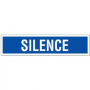 Panneau Silence – Signalisation de Discrétion Durable – Plastique Rigide Anti-UV