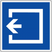 Panneau Sortie – Signalisation Accès Sortant – Durable Intérieur/Extérieur
