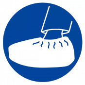 Panneau Surchaussures Obligatoires – Hygiène Zones Sensibles – Conforme ISO