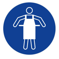 Panneau Tablier de Protection Obligatoire – Signal d’Obligation Sécurité Travail – Conforme ISO 7010 Panneau Tablier de Protection Obligatoire – Signal d’Obligation Sécurité Travail – Conforme ISO 7010