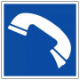 Panneau Téléphone – Signalisation – Durable Intérieur/Extérieur