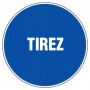 Panneau Tirez – Signalétique Porte – Résistant, Lisible et Conforme Normes ISO 7010