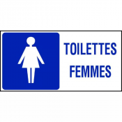 Panneau Toilettes Femmes – Signalétique Sanitaire – Durable & Visible