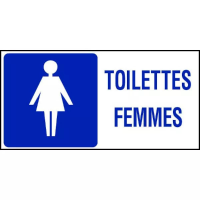 Panneau Toilettes Femmes – Signalétique Sanitaire – Durable & Visible Panneau Toilettes Femmes – Signalétique Sanitaire – Durable & Visible