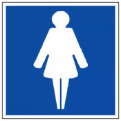 Panneau Toilettes Femmes – Signalisation Sanitaire – Durable Int/Ext