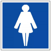 Panneau Toilettes Femmes – Signalisation Sanitaire – Durable Int/Ext