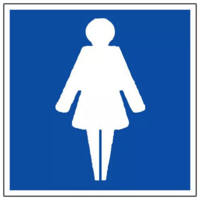Panneau Toilettes Femmes – Signalisation Sanitaire – Durable Int/Ext