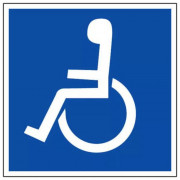 Panneau Toilettes Handicapés – Signalisation PMR – Durable Intérieur/Extérieur
