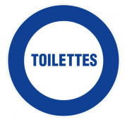 Panneau Toilettes – Signalétique Sanitaire – Résistant, Lisible et Conforme Normes ISO 7001