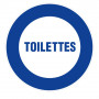 Panneau Toilettes – Signalétique Sanitaire – Résistant, Lisible et Conforme Normes ISO 7001