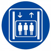 Panneau Transport de Personnes Exclusivement – Sécurité Site – Conforme ISO