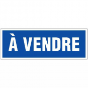 Panneau À Vendre – Signalisation d’Annonce Durable – Plastique Rigide Anti-UV