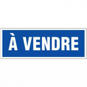 Panneau À Vendre – Signalisation d’Annonce Durable – Plastique Rigide Anti-UV
