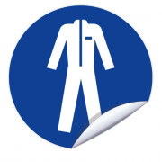 Panneau Vêtements de Protection Obligatoires – Signal Sécurité Travail – Conforme ISO 7010