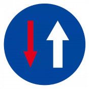 Panneau Vous Avez La Priorité – Circulation Sécurisée – Conforme ISO