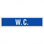 Panneau W.C. – Signalisation Sanitaire Durable – Plastique Rigide Anti-UV