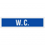 Panneau W.C. – Signalisation Sanitaire Durable – Plastique Rigide Anti-UV