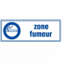 Panneau Zone Fumeur – Signalétique Claire – Pose Rapide et Durable