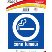 Panneau Zone Fumeur – Signalisation Claire – Durable Intérieur/Extérieur