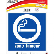 Panneau Zone Fumeur – Signalisation Claire – Durable Intérieur/Extérieur