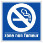 Panneau Zone Non Fumeur – Signalisation Interdiction – Durable Intérieur/Extérieur