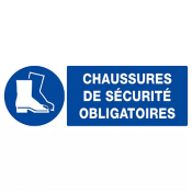 Signal Chaussures de Sécurité Obligatoires – Protection Pieds – Normes ISO