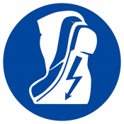 Signal Chaussures Isolantes Obligatoires – Sécurité Électrique – Conforme ISO