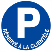 Signal Parking Réservé à la Clientèle – Gestion Parking – Normes ISO