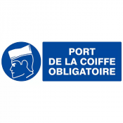 Signal Port de la Coiffe Obligatoire – Hygiène & Sécurité – Normes ISO
