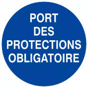 Signal Port des Protections Obligatoire – Sécurité EPI – Normes ISO