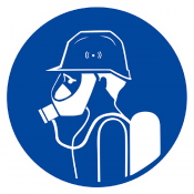 Signal Protection Obligatoire Tête et Voies Respiratoires – Sécurité EPI – ISO