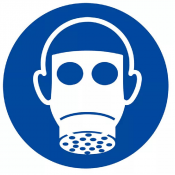 Signaux d'obligation "PROTECTION DES VOIES RESPIRATOIRES OBLIGAT."