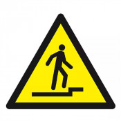 Panneau Accès Accidenté Vers le Haut – Sécurité Chantier – Haute Visibilité