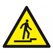 Panneau Accès Accidenté Vers le Haut – Sécurité Chantier – Haute Visibilité