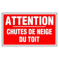 Panneau Attention Chute de Neige du Toit – Signalisation Sécurité Extérieure – Conforme Normes ISO e Panneau Attention Chute de Neige du Toit – Signalisation Sécurité Extérieure – Conforme Normes ISO e