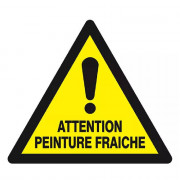 Panneau Attention Peinture Fraîche – Signalisation Temporaire – Haute Visibilité