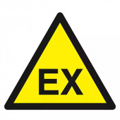 Panneau Danger Atmosphère Explosive – Sécurité ATEX – Haute Visibilité