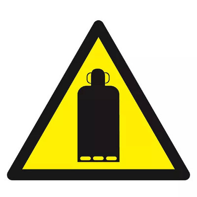 Panneau Danger Bouteille de Gaz – Sécurité Stockage – Haute Visibilité