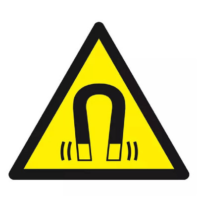 Panneau Danger Champ Magnétique – Prévention des Risques – Haute Visibilité
