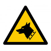Panneau Danger Chien de Garde – Avertissement Sécurité Accès – Conforme Normes ISO et AFNOR