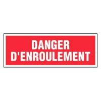 Panneau Danger d’Enroulement – Signalisation Risque Mécanique – Plastique Rigide Durable Panneau Danger d’Enroulement – Signalisation Risque Mécanique – Plastique Rigide Durable