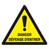 Panneau Danger Défense d’Entrer – Sécurité Accès – Haute Visibilité Panneau Danger Défense d’Entrer – Sécurité Accès – Haute Visibilité