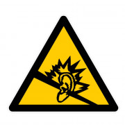 Panneau Danger Dû au Bruit – Signalisation de Sécurité Acoustique – Conforme Normes ISO et NF