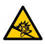 Panneau Danger Dû au Bruit – Signalisation de Sécurité Acoustique – Conforme Normes ISO et NF
