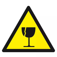 Panneau Danger Fragile – Prévention Casse – Norme ISO Panneau Danger Fragile – Prévention Casse – Norme ISO