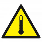 Panneau Danger Haute Température – Prévention Brûlures – Norme ISO