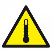 Panneau Danger Haute Température – Prévention Brûlures – Norme ISO